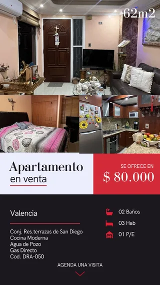 Apartamento en Terrazas de San Diego, Valencia