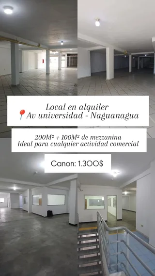 Local en Av Universidad - Naguanagua