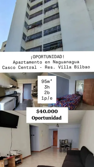 Apartamento en Naguanagua, Casco Central - Res. Villa Bilbao