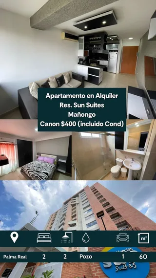 Apartamento en Palma Real - Mañongo - Naguanagua