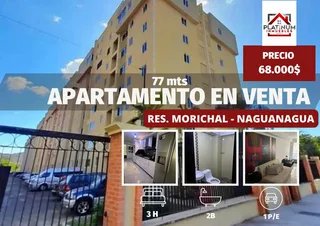 Apartamento en Residencias Morichal, Naguanagua