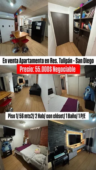 Apartamento en Res. Tulipan - San Diego