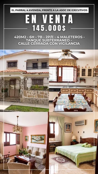 Casa en 4 Avenidas frente a la asociación de ejecutivos