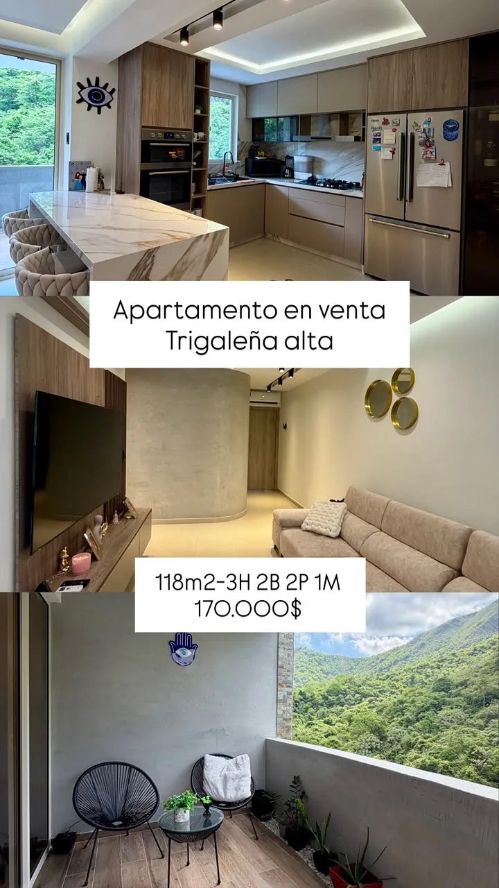 Apartamento en Venta en Trigalegia alta — 3 hab 118m² — USD 170,000