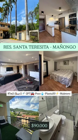 Apartamento en Res. Santa Teresita - Mañongo