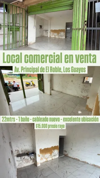 Local en Av. Principal de El Roble, Los Guayos