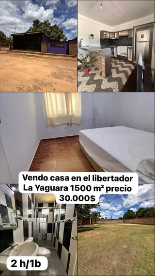 Casa en Tocuyito, La Yaguara, Sector La Milagros