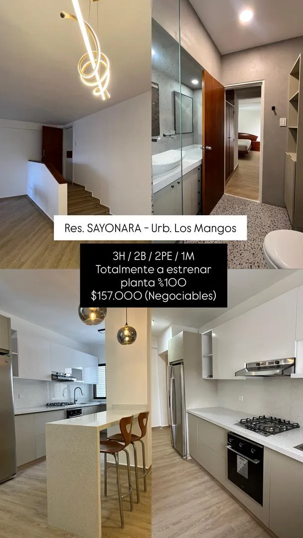 Apartamento en Venta en Los Mangos — 3 hab 121m² — USD 157,000