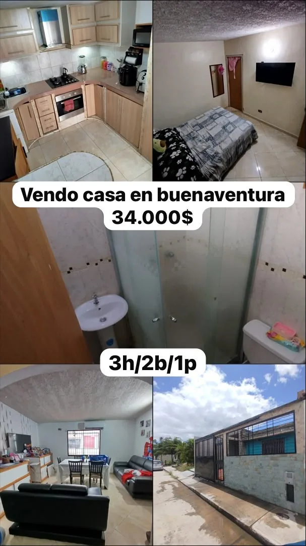 Casa en Venta en Pararal, Buenaventura — 3 hab 125m² — USD 34,000