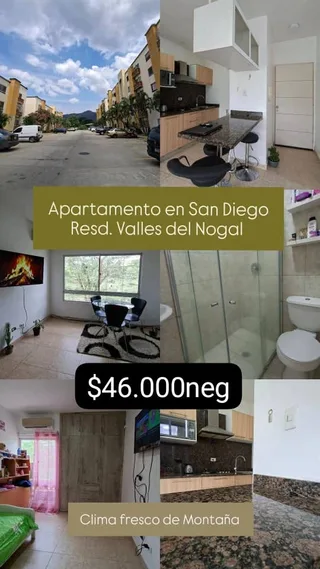 Apartamento en San Diego, Residencias Valles del Nogal
