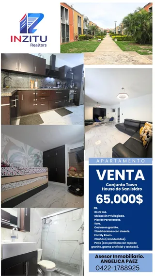Apartamento en Town House de San Isidro