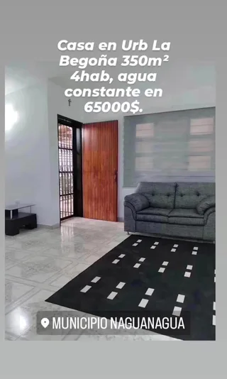 Casa en Urbanización la Begoña, Naguanagua
