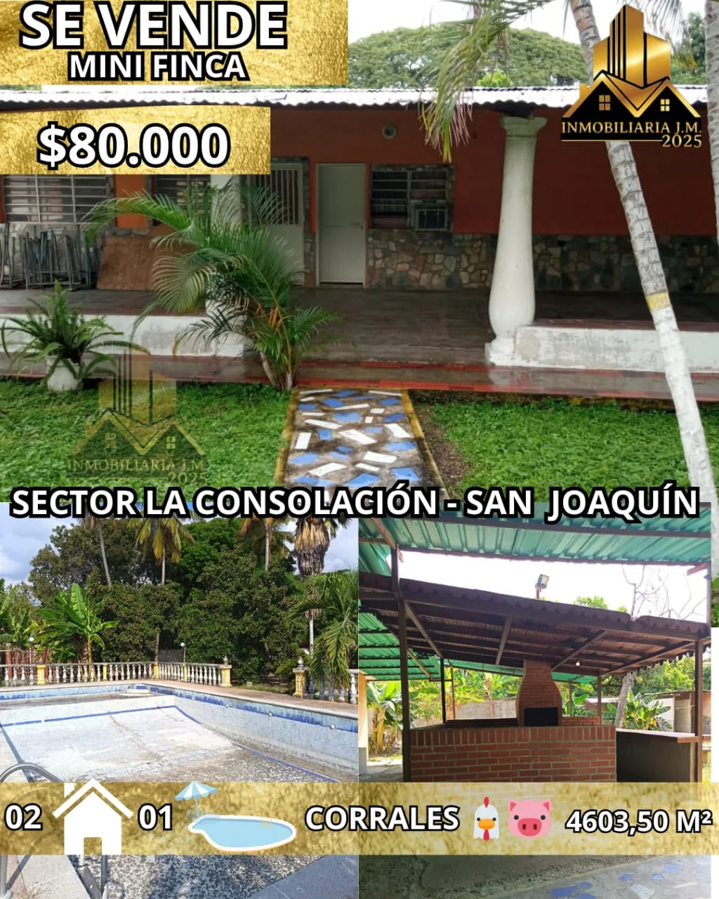 Terreno en Venta en Sector La Consolación, San Joaquín — 6 hab 4604m² — USD 80,000