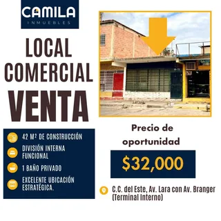 Local en C.C. del Este, Av. Lara con Av. Branger (Terminal Interno)