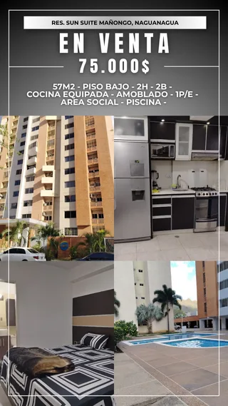 Apartamento en Mañongo, Naguanagua