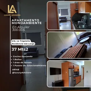 Apartamento en Res. Isla Larga, Urb. Trigaleña