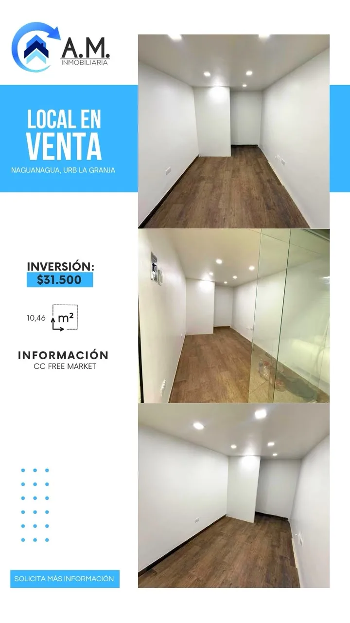Local en Venta en C.C Free Market, Naguanagua 10m² — USD 31,500