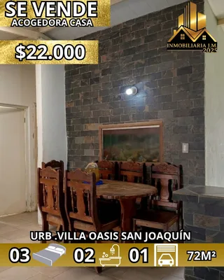 Casa en Urb. Villa Oasis, San Joaquín