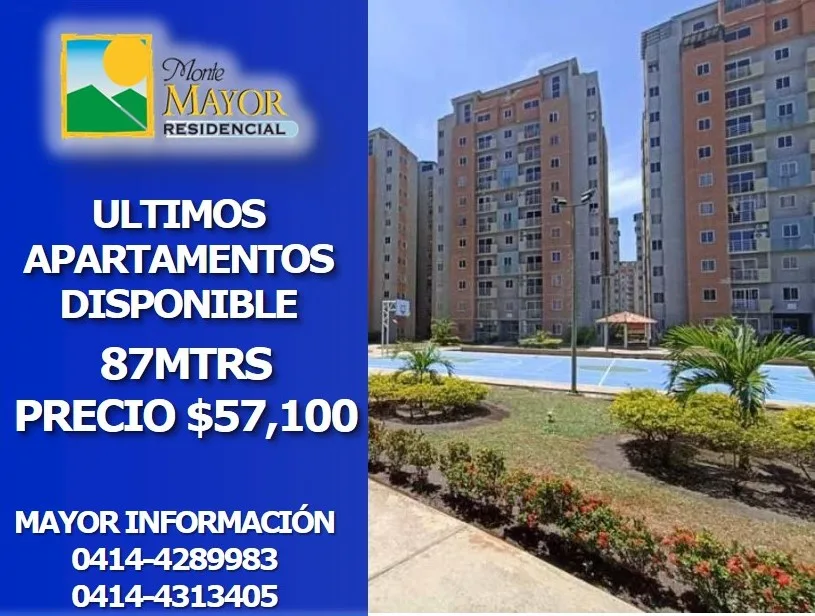 Apartamento en Venta en Montemayor Conjunto Residencial privado de San Diego — 4 hab 87m² — USD 57,100