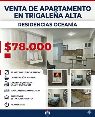 Apartamento en Trigaleña Alta