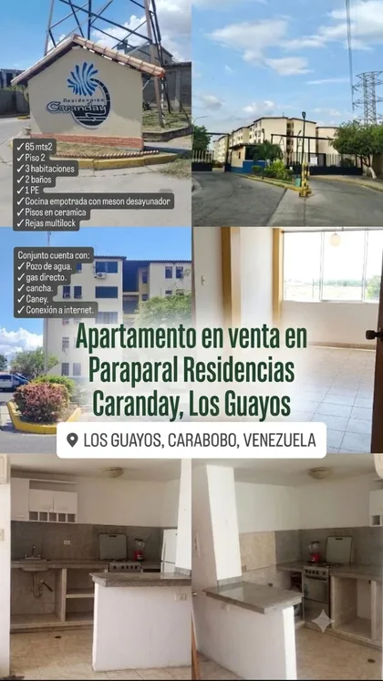Apartamento en Residencia Caranday Paraparal, Los Guayos, Carabobo, Venezuela — USD 38,000
