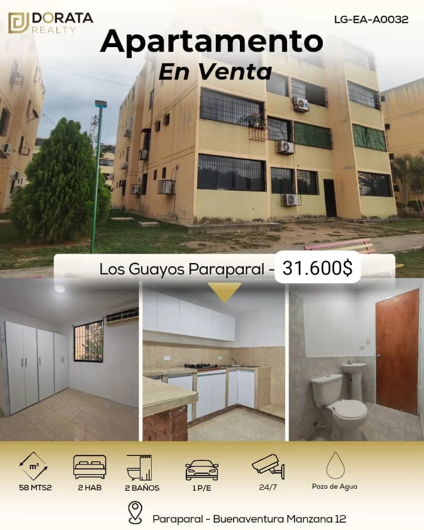 Apartamento en Venta en Res buenaventura — 2 hab — USD 31,600