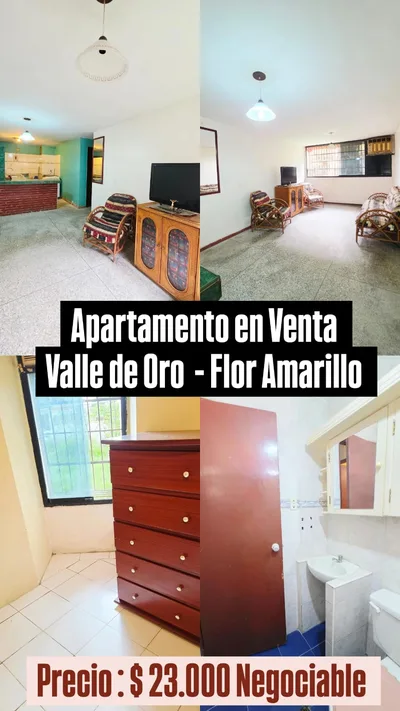 Apartamento en Flor Amarillo - Frente a Urb. Los Bucares — USD 23.000