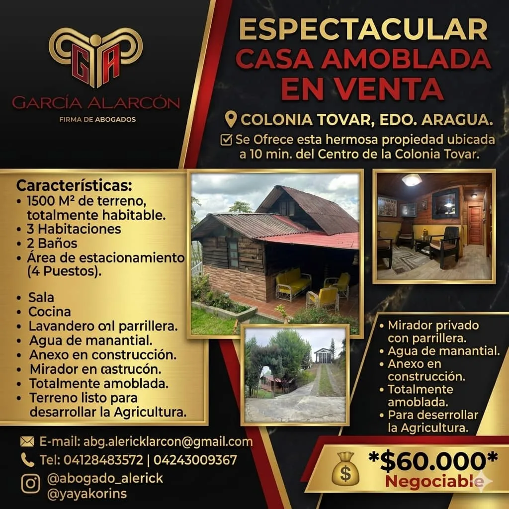 Casa en Venta en URB.LOS OVEROS TURMERO — Precio a consultar