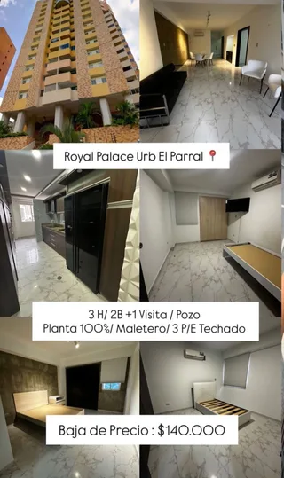 Apartamento en Urb El Parral