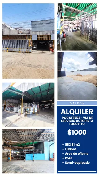 Galpón en Tocuyito, via de servicio- autopista