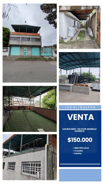 Local en Avenida principal de Los Bucares, Valencia — USD 150.000