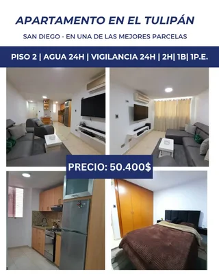 Apartamento en Tulipan
