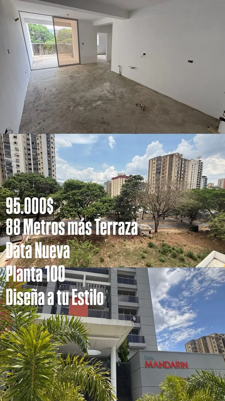Apartamento en Venta en Residencias Mandarín, Terrazas de Camoruco — 3 hab 88m² — USD 95,000