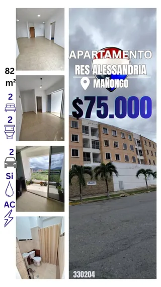 Apartamento en Res Alessandria, Mañongo