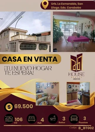 Casa en Urb. La Esmaeralda
