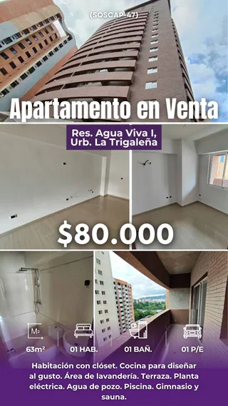 Apartamento en Urb. La Trigaleña Valencia