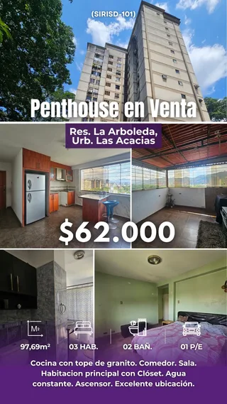 Penthouse en Urb. Las Acacias Valencia