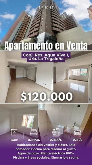 Apartamento en Urb. La Trigaleña Valencia