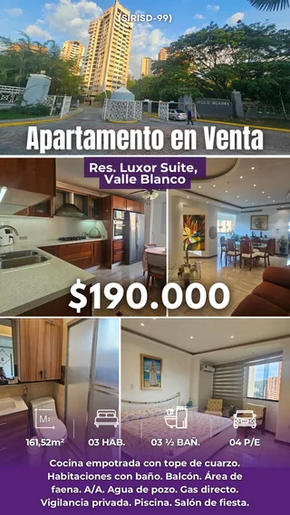 Apartamento en Urb. Valle Blanco