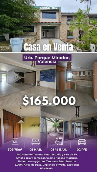 Casa en Urbanización Parque Mirador