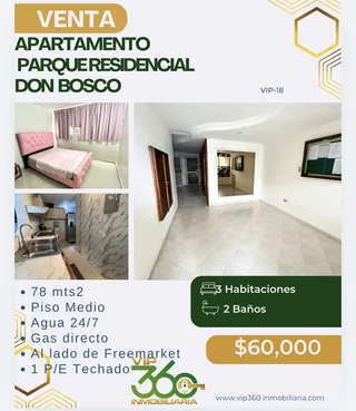 Apartamento en La Granja, residencias Don Bosco/ Naguanagua